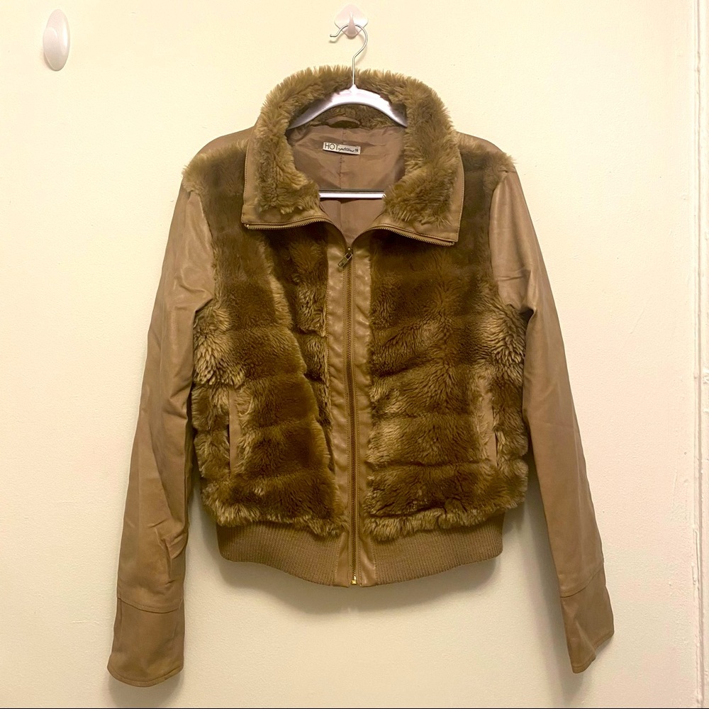 Leather + Fur Jacket